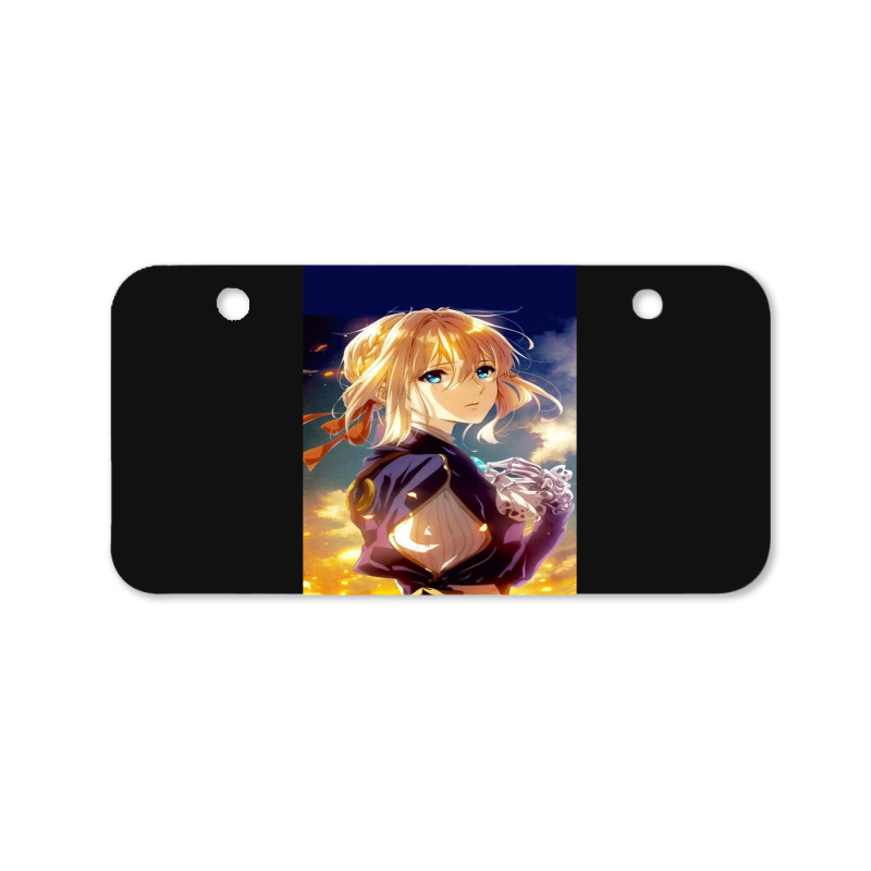 Violet Evergarden  Graphic Bicycle License Plate | Artistshot