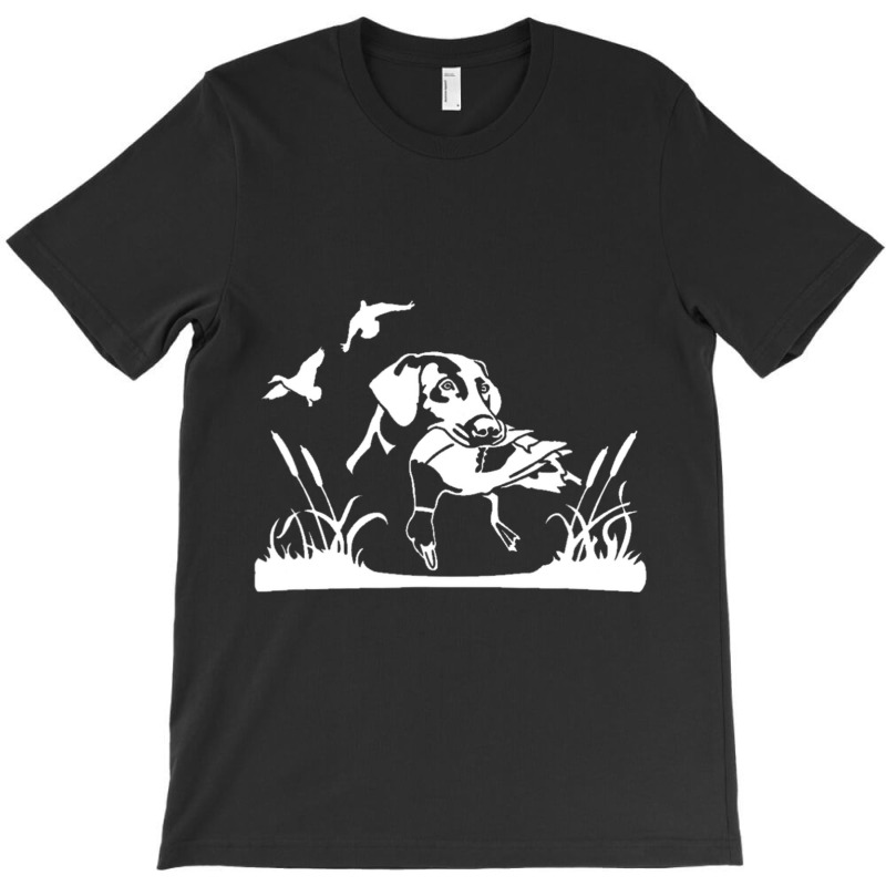 Bird Dog Duck Hunting Willow In The Marsh Hunter T-shirt | Artistshot