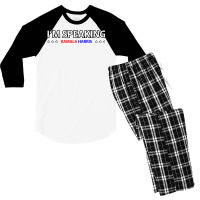 I'm Speaking Politics Gift Fans Celebration Men's 3/4 Sleeve Pajama Set | Artistshot