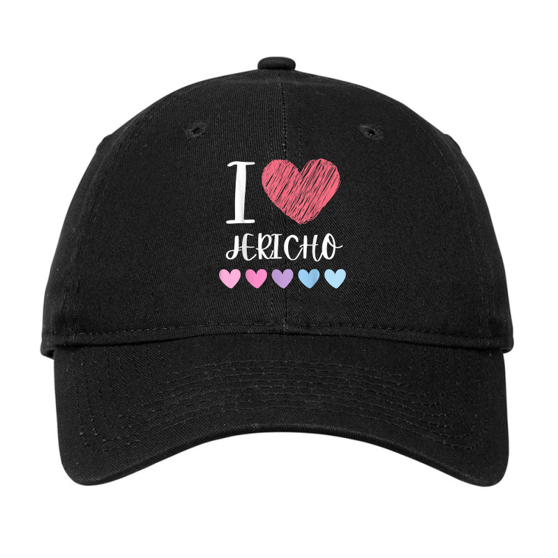 I Love Jericho Personalized Name Cool Birthday Party T Shirt Adjustable Cap by alyshasur9x | Artistshot