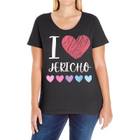 I Love Jericho Personalized Name Cool Birthday Party T Shirt Ladies Curvy T-shirt | Artistshot