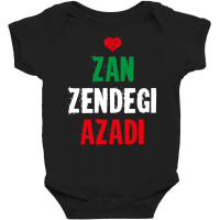 Free Iran  Zan Zendegi Azadi  Persian Heart Love Quote Sweatshirt Baby Bodysuit | Artistshot