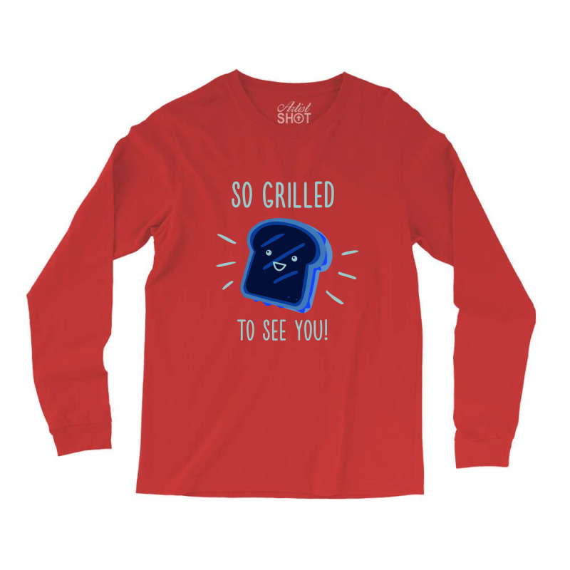 Cheesy Greetings! Long Sleeve Shirts | Artistshot