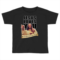 Jesus Doesn't Live With You Toddler T-shirt | Artistshot