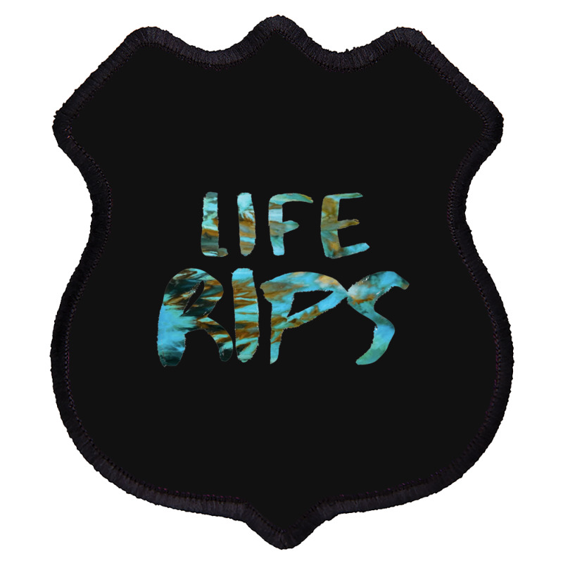 Life Rips Chris D_elia Congratulations Podcast Blue Colorway Shield Patch | Artistshot