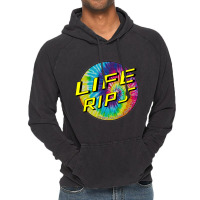 Life Rips Chris D_elia Congratulations Podcast Tie Dye Color Way Vintage Hoodie | Artistshot