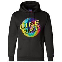 Life Rips Chris D_elia Congratulations Podcast Tie Dye Color Way Champion Hoodie | Artistshot