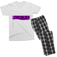 Cheklisht Men's T-shirt Pajama Set | Artistshot