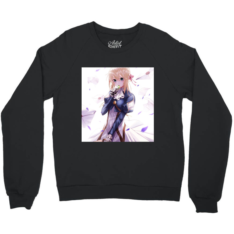 Violet Evergarden Chiffon Top Crewneck Sweatshirt | Artistshot