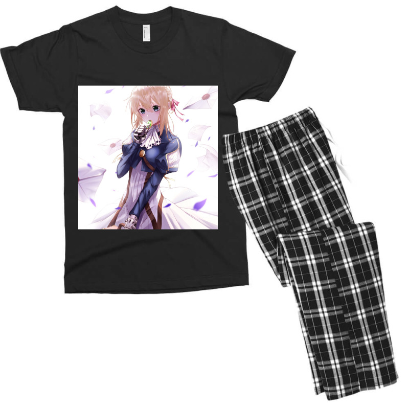 Violet Evergarden Chiffon Top Men's T-shirt Pajama Set | Artistshot