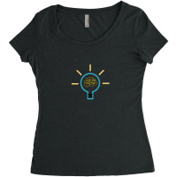 Brain Light 1 Women's Triblend Scoop T-shirt | Artistshot