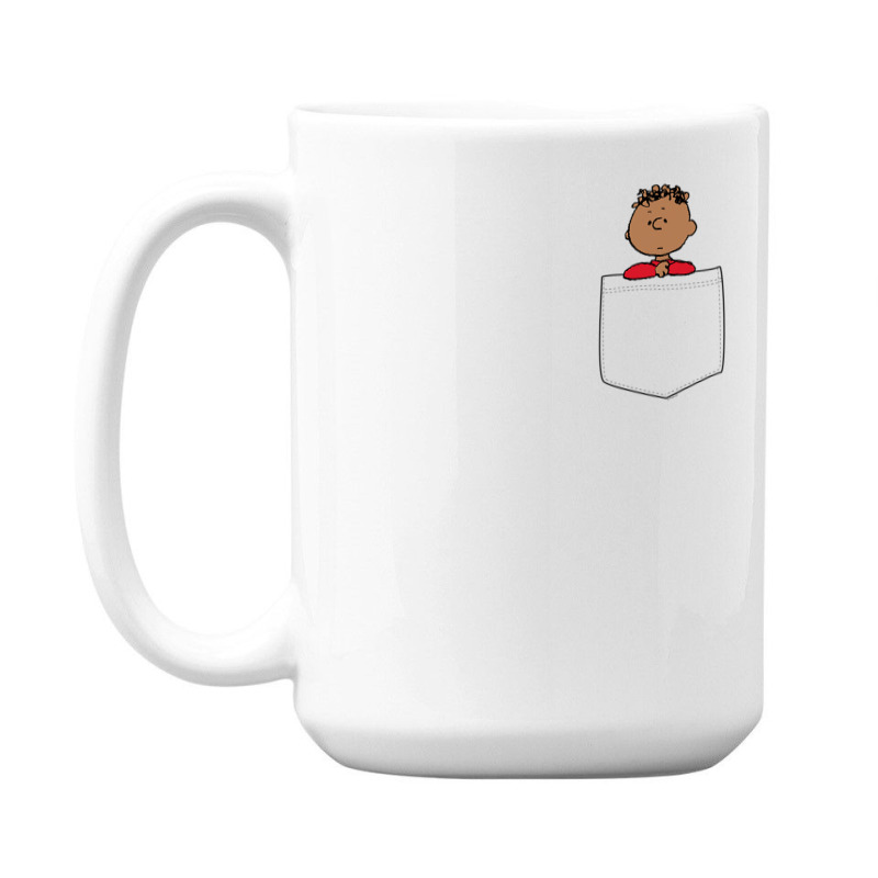 Peanuts Franklin Faux Pocket 15 Oz Coffee Mug | Artistshot