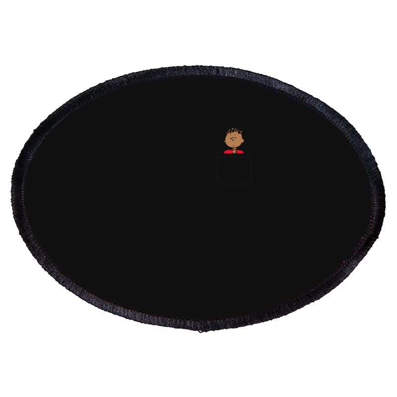 Peanuts Franklin Faux Pocket Oval Patch | Artistshot