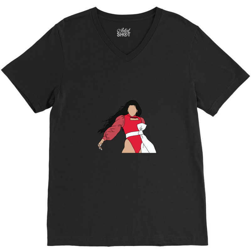 Rosalía Latin Grammys 2019 Outline V-Neck Tee by SteveMartindale | Artistshot