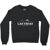 Las Vegas Skyline Vintage Nevada Souvenir Crewneck Sweatshirt | Artistshot