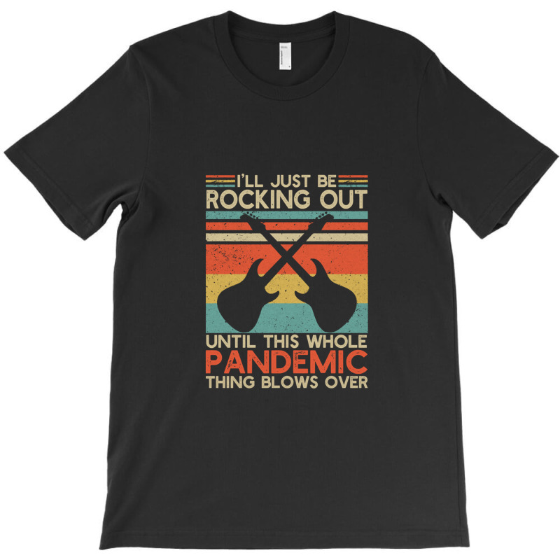 Guitarist I Will Be Rocking Out Until This Whole Pandemic Christmas T-shirt | Artistshot