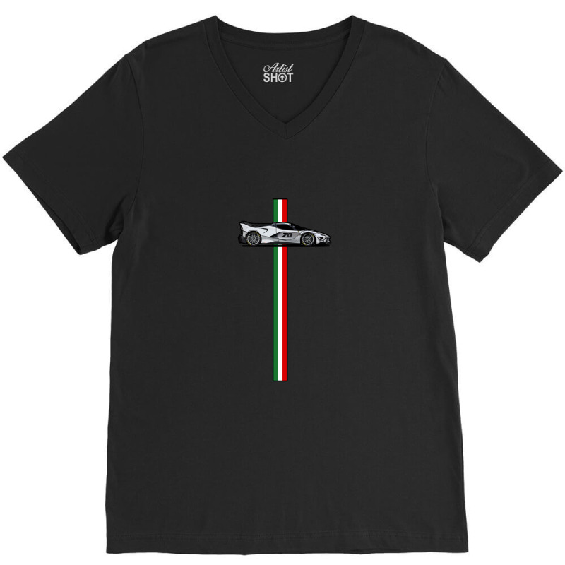 Made In Maranello V-neck Tee | Artistshot