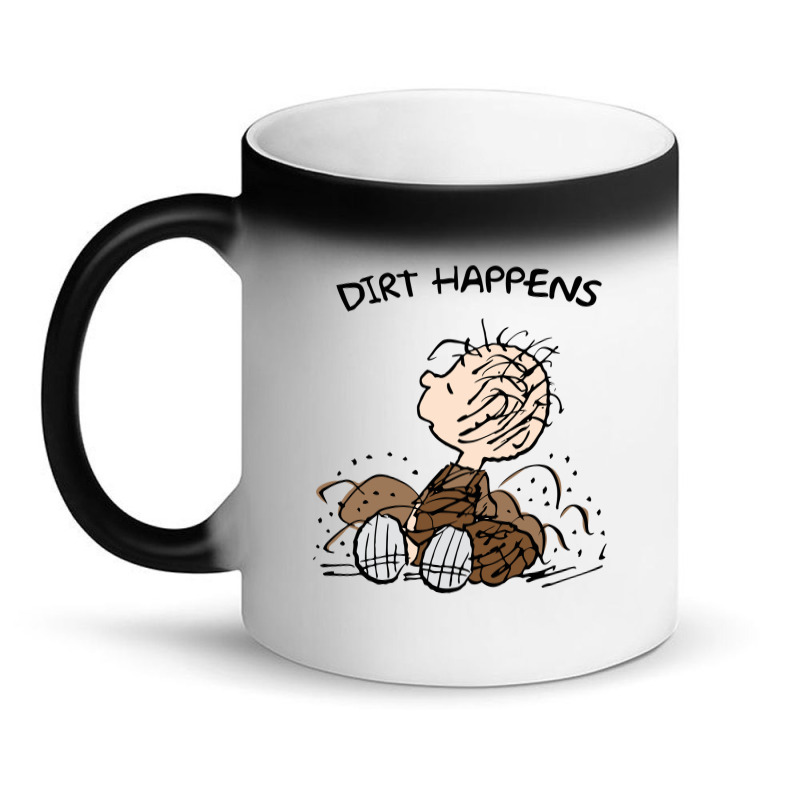 Peanuts Pig Pen Dirt Happens   Pig Pen Peanuts Magic Mug | Artistshot