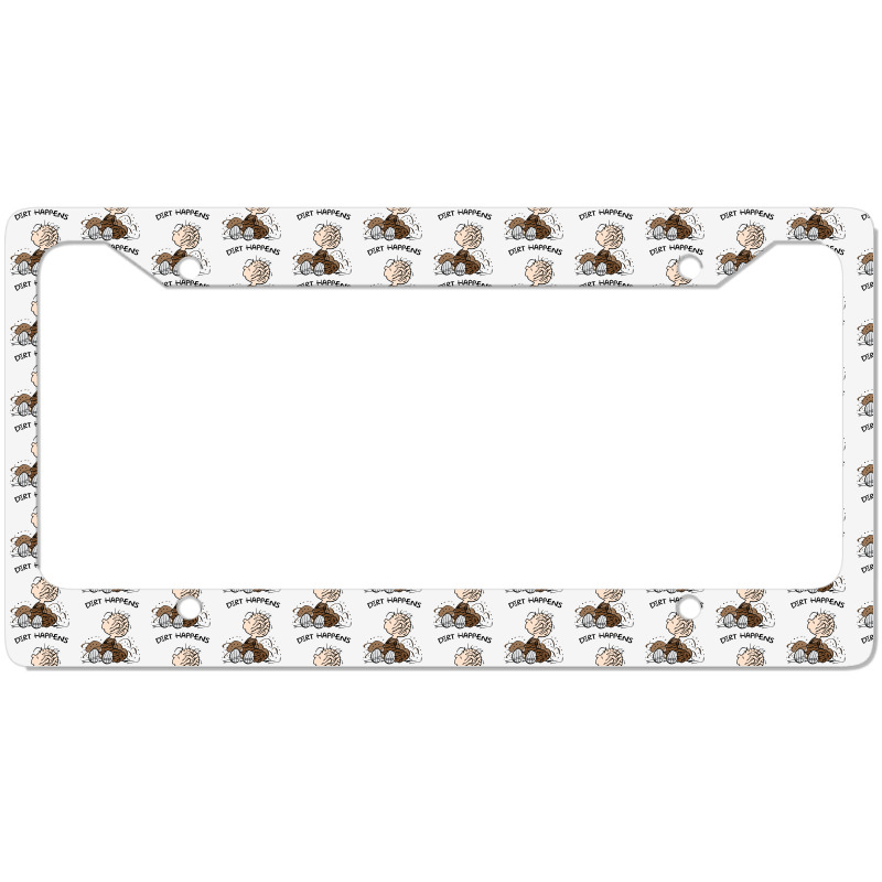 Peanuts Pig Pen Dirt Happens   Pig Pen Peanuts License Plate Frame | Artistshot