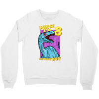 Rawr! I'm 8 Birthday Boys 8th Birthday Dino Noasaurus T Shirt Crewneck Sweatshirt | Artistshot