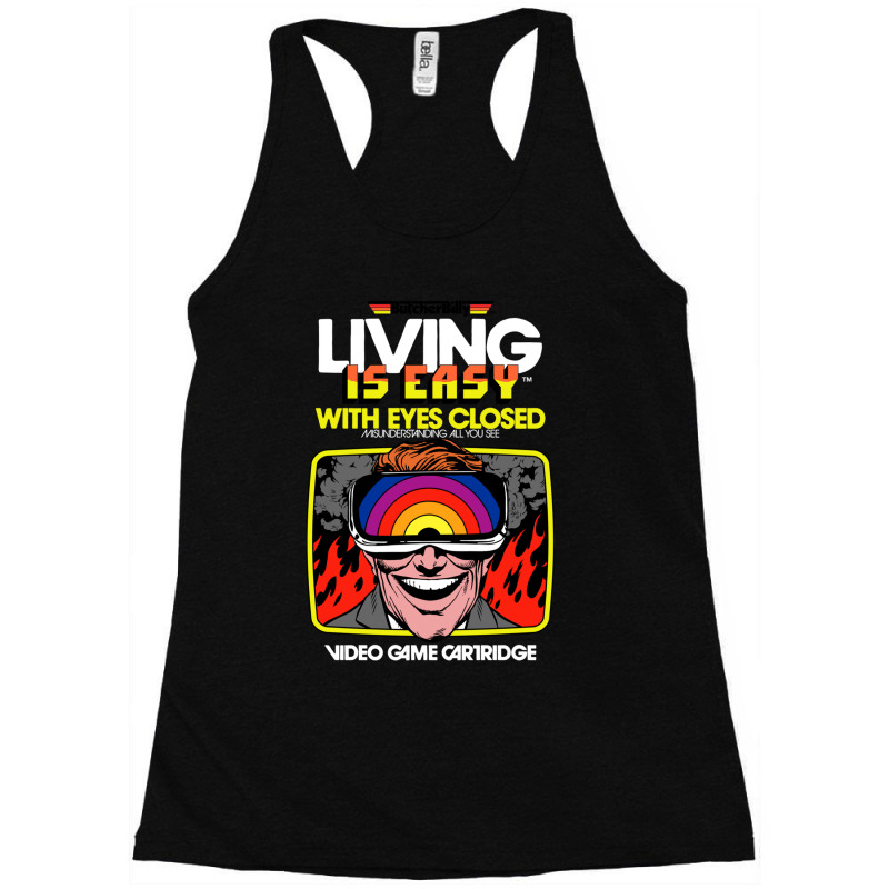 Eyes Closed Racerback Tank | Artistshot