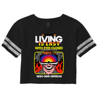 Eyes Closed Scorecard Crop Tee | Artistshot