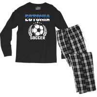 Estonia Soccer Fans Jersey Proud Estonian Football Supporter T Shirt Men's Long Sleeve Pajama Set | Artistshot