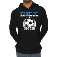 Estonia Soccer Fans Jersey Proud Estonian Football Supporter T Shirt Lightweight Hoodie | Artistshot