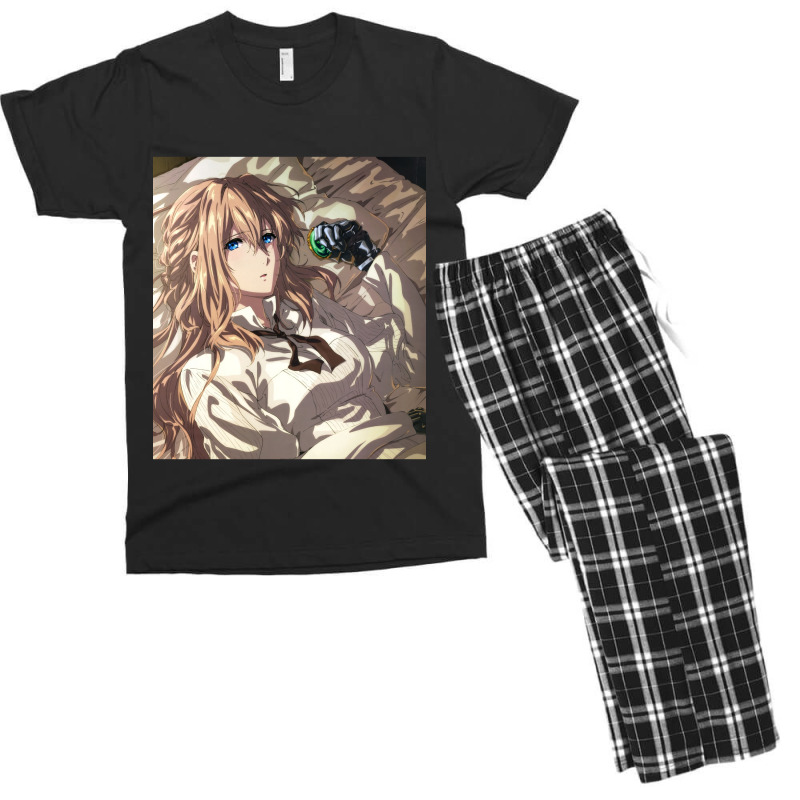 Violet Evergarden Sleeveless Top Men's T-shirt Pajama Set | Artistshot