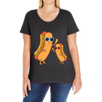 Cool Franks Sausages Weiner Fast Food Sunglasses Hot Dog Ladies Curvy T-shirt | Artistshot