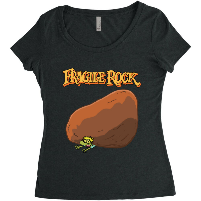 Fragile Rock Women's Triblend Scoop T-shirt by Kenruhaea79 | Artistshot