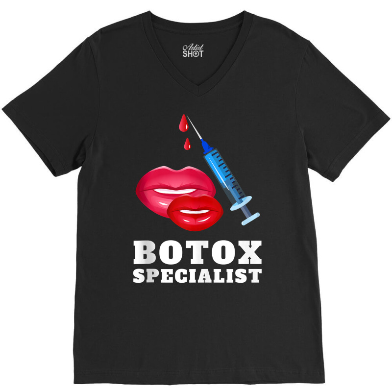 Botox Plastic Surgery And Aesthetic Nurse Injector Surgeon Tank Top V-neck Tee | Artistshot