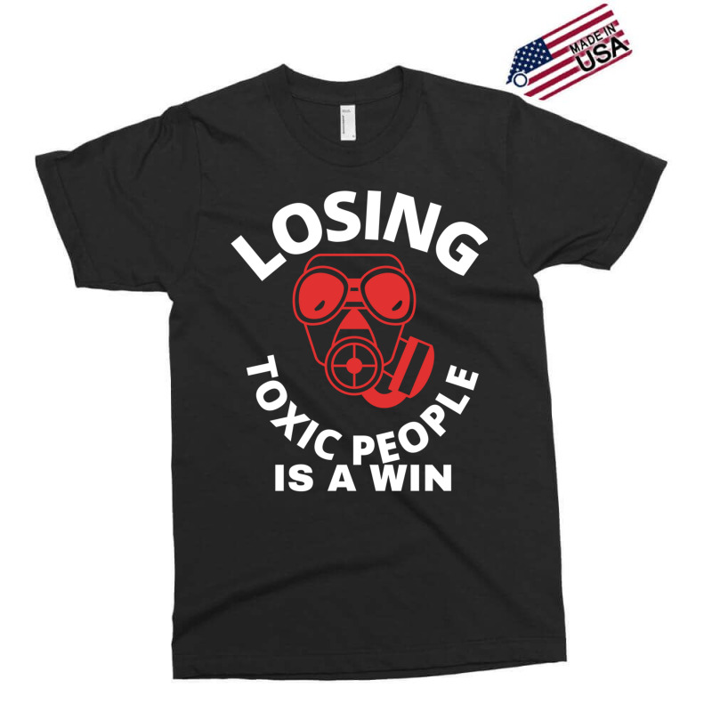 Losing Toxic People Is A Win Exclusive T-shirt by cm-arts | Artistshot