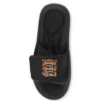 Forever Thankful Always Grateful Abundantly Blessed T Shirt Slide Sandal | Artistshot