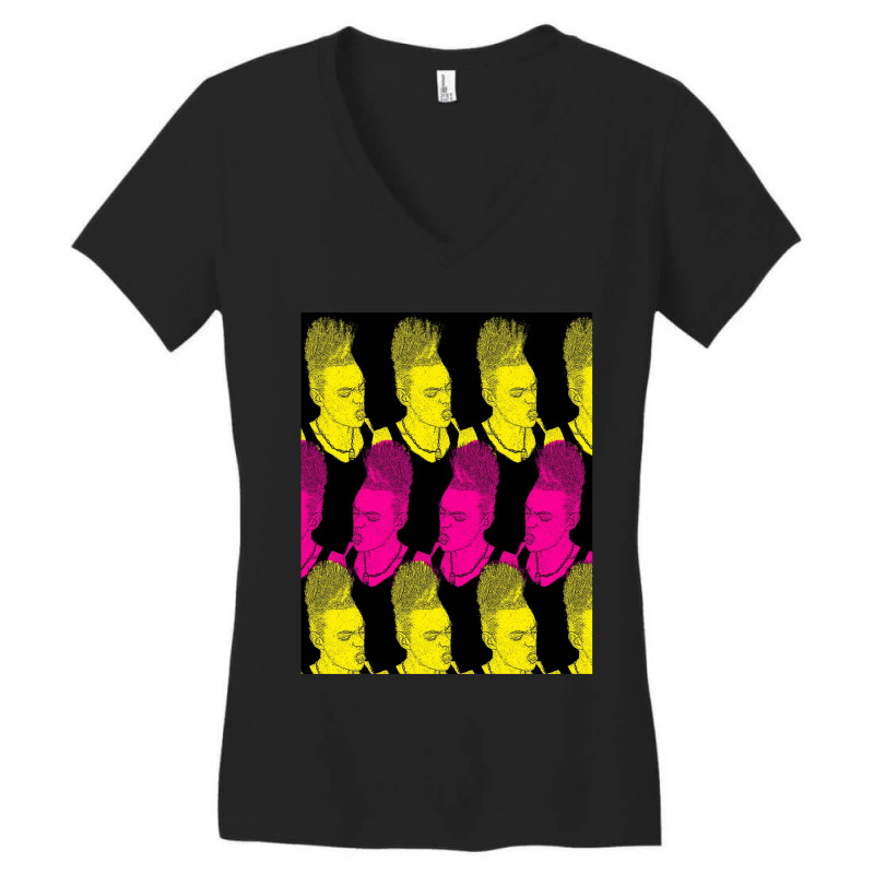 The Print Prophet Women's V-Neck T-Shirt by cm-arts | Artistshot