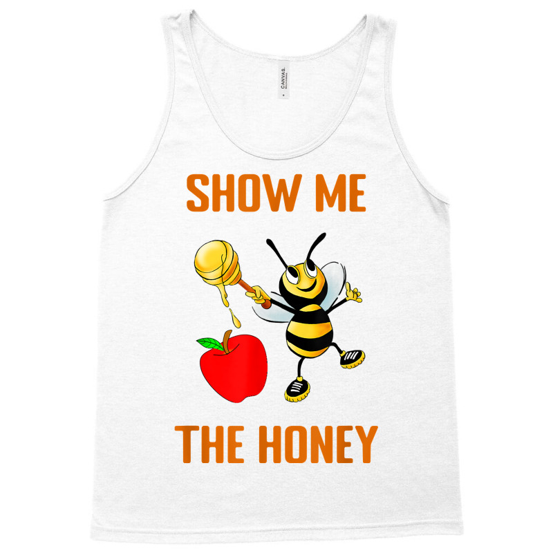 Show Me The Honey Rosh Hashanah Apple Honey Bee Jewish T Shirt Tank Top | Artistshot