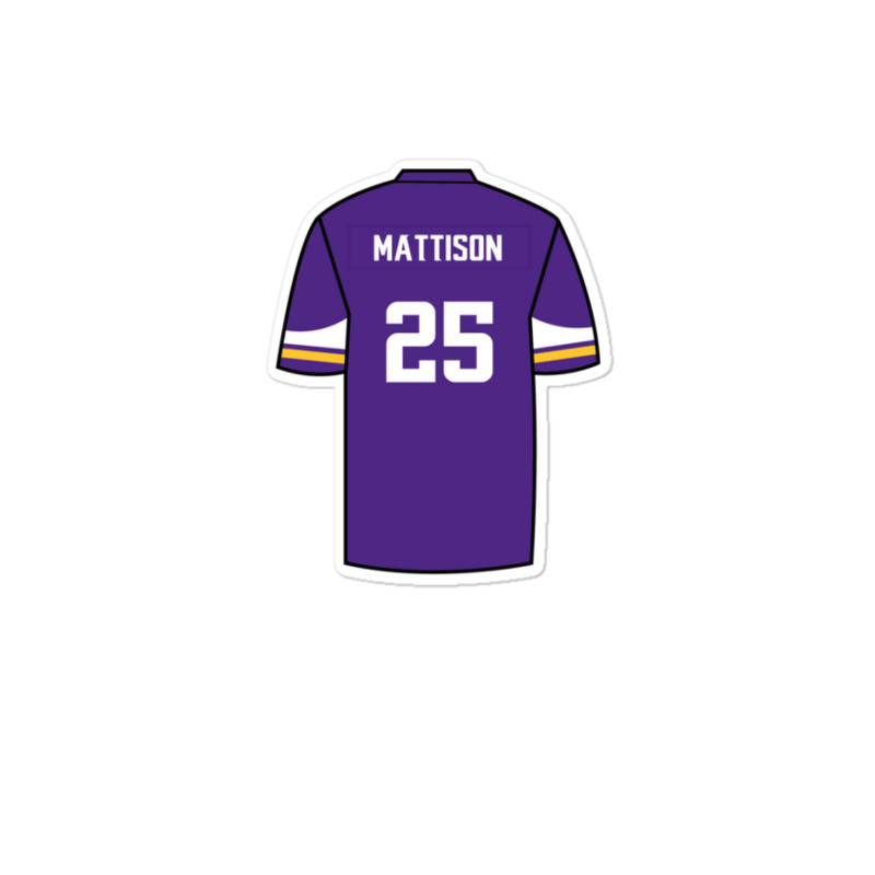 Alexander Mattison Jersey 1 Sticker | Artistshot