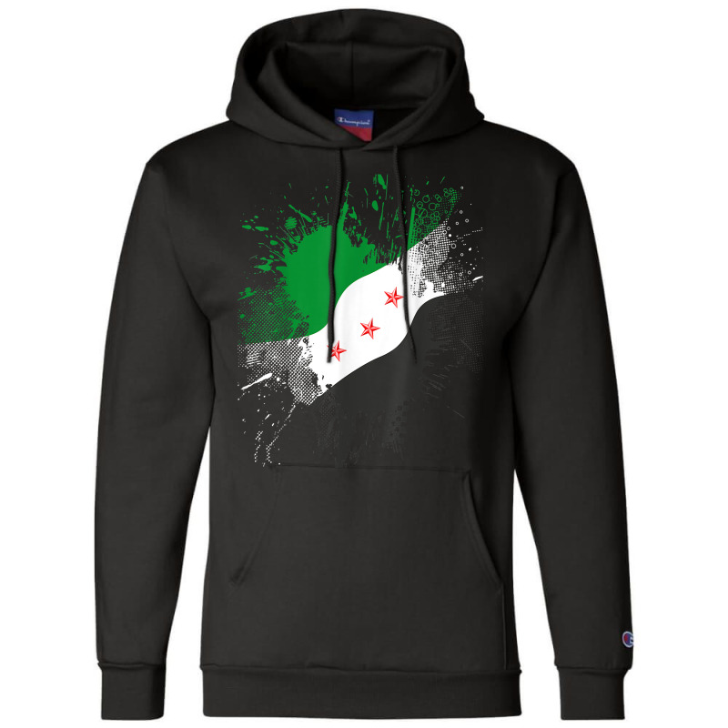 Syria Revolution Green Syrian Flag Free Syria T Shirt Champion Hoodie | Artistshot