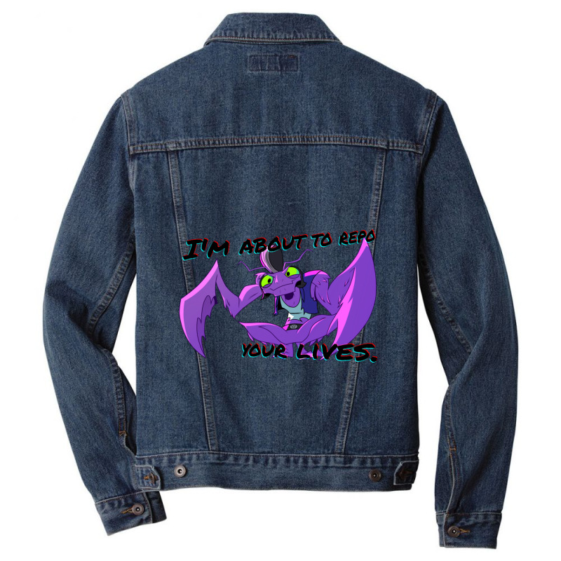 Repo Mantis _quot_i_m About To Repo Your Lives_quot_ - Rottmnt Men Denim Jacket | Artistshot