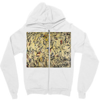 Willem Abstract Expressionism Zipper Hoodie | Artistshot