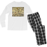 Willem Abstract Expressionism Men's Long Sleeve Pajama Set | Artistshot