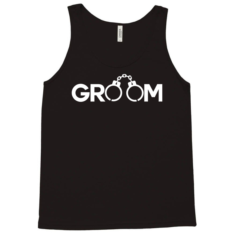 Groom Handcuffs Tank Top | Artistshot