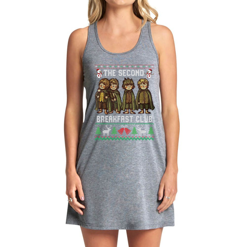 The Second Ugly Christmas Breakfast Sweater Club Costume Tank Dress by cm-arts | Artistshot