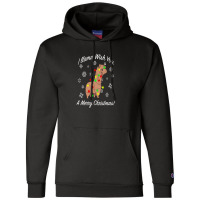 Llama Merry Christmas Champion Hoodie | Artistshot