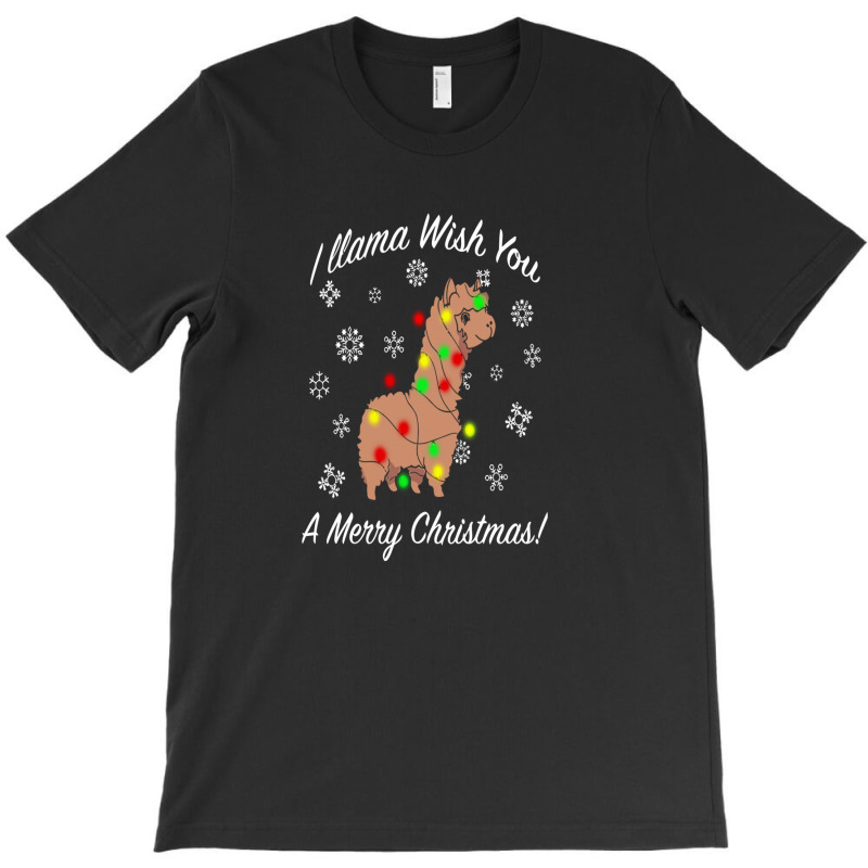 Llama Merry Christmas T-shirt | Artistshot