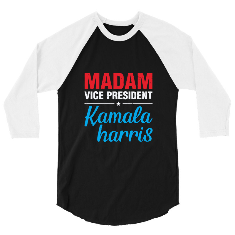 Kamala Madam Vice President Biden Vp 2020 Kamala 3/4 Sleeve Shirt | Artistshot