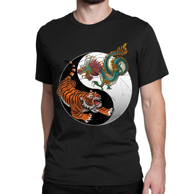 Asian Dragon Tiger Yin Yang Tiger Classic T-shirt | Artistshot