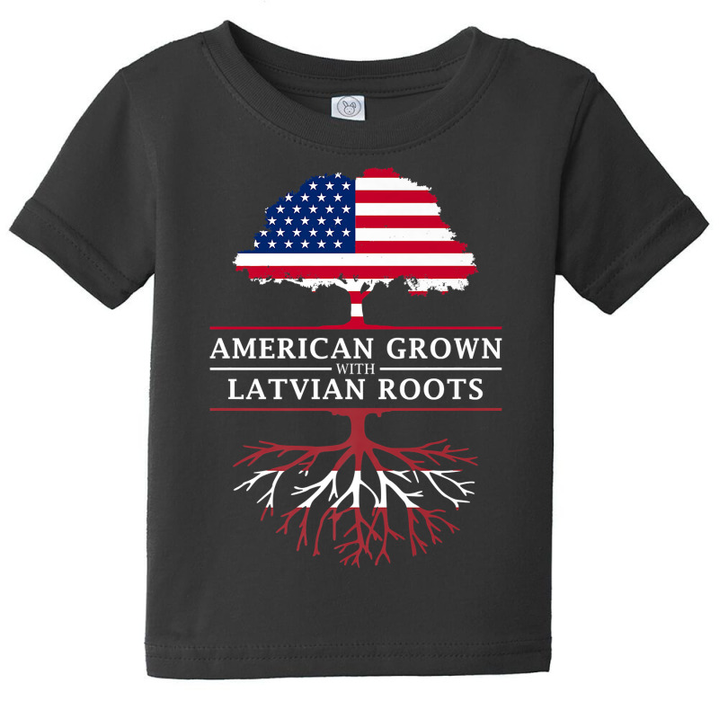 American Grown With Latvian Roots   Latvia Premium T Shirt Baby Tee by cm-arts | Artistshot