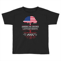 American Grown With Latvian Roots   Latvia Premium T Shirt Toddler T-shirt | Artistshot