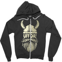 Uff Da Norwegian Quote Scandinavian Viking Helmet Beard Man T Shirt Zipper Hoodie | Artistshot